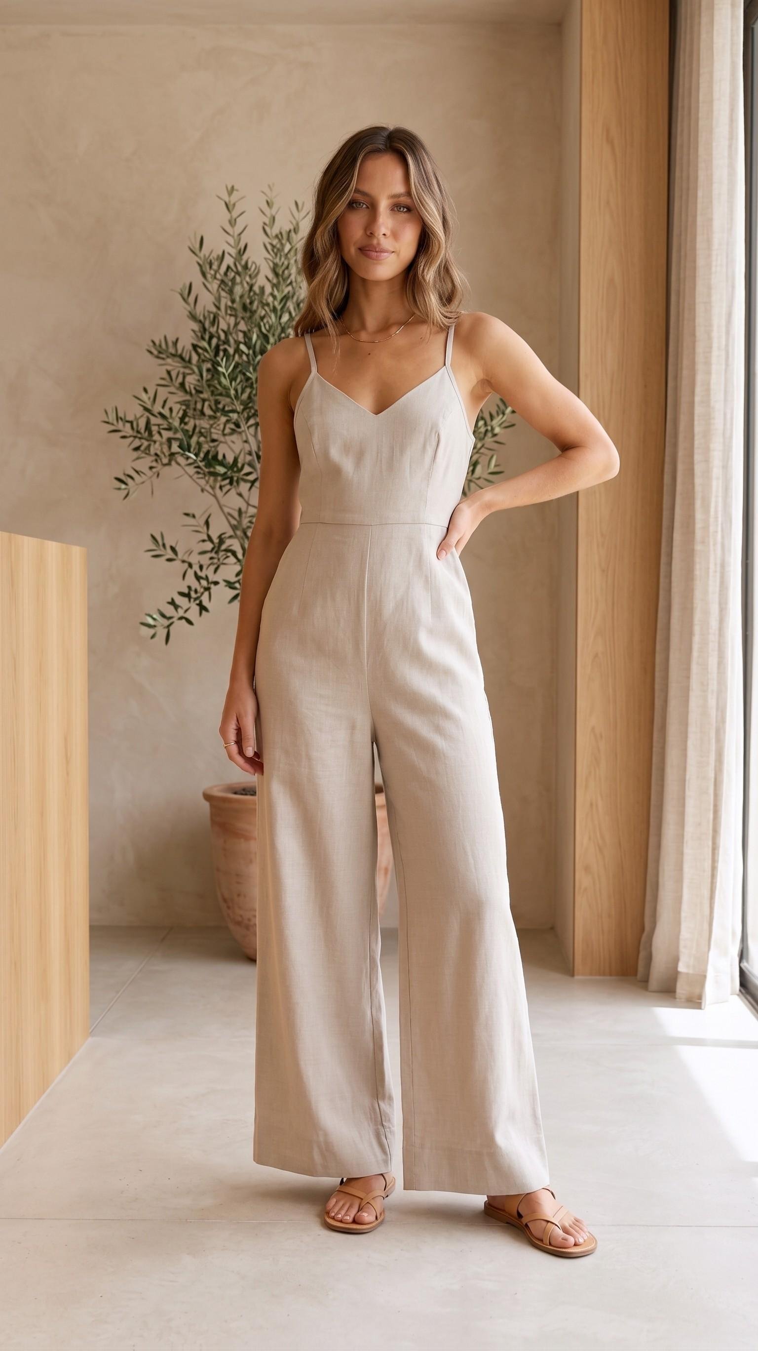 Enterizo Palazzo Natural Elegance – Tela Rígida