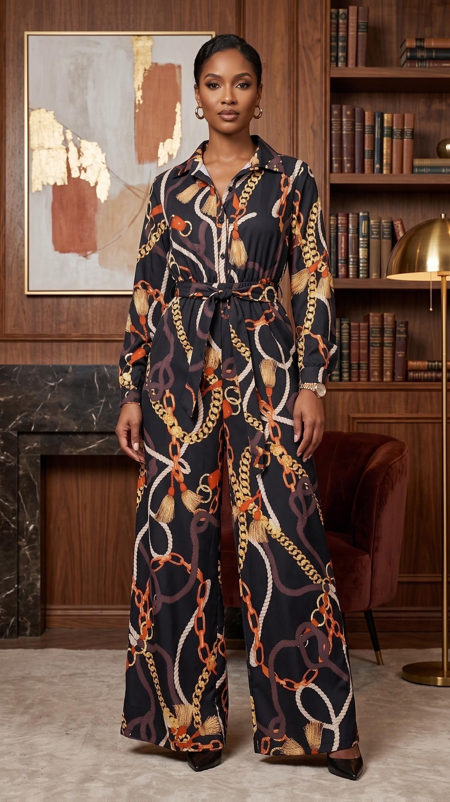 Enterizo Palazzo Estampado Luxury