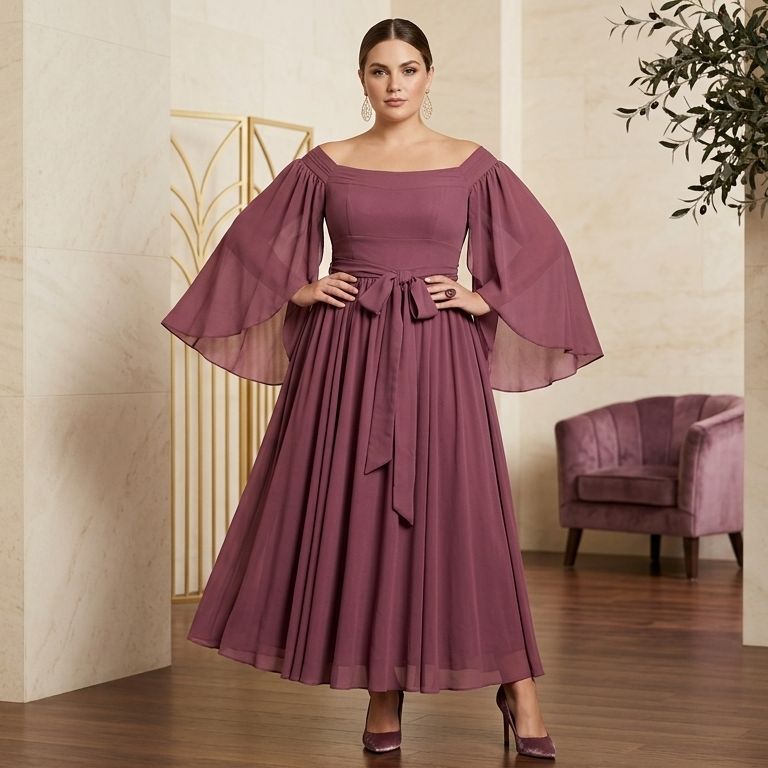 Vestido Uva Elegante
